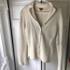 Angora Blend Ann Taylor Sweater Jacket